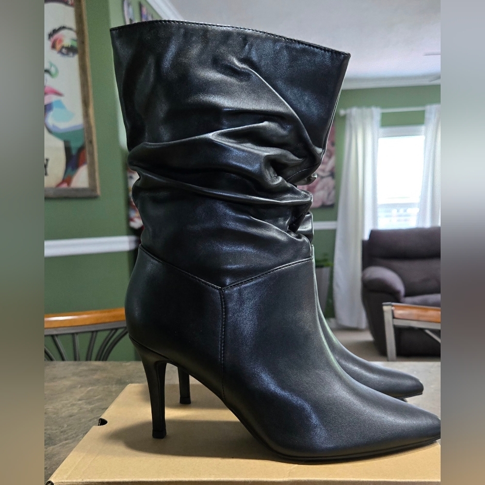 Coutgo Women's Mid Calf Slouchy Boots #740, 741, 742 - Picture 3 of 12